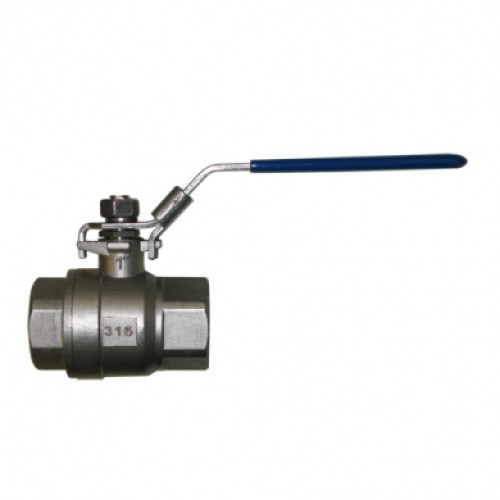 Кран запорный нержавеющий ВР (ВН) полнопроходной ручка-рычаг Ру 63 Benarmo 8х50 мм 1/4" в Ростове-на-Дону