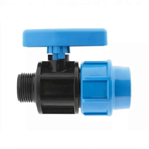 Компрессионный кран ПНД Дн 25-3/4" Ру-16 НР (НАР) Джилекс в Ростове-на-Дону