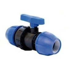 Компрессионный кран ПНД Дн 32-32 Ру-16 VALFEX