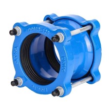 Муфта чугунная соединительная для ПЭ труб Ду-300 (Дн 315-315) Ру-16 ДРК-Е Benarmo