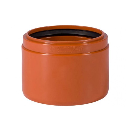 Переход НПВХ (ПВХ) Дн 125 коричневый безнапорный на раструб керамической трубы Ostendorf KGUSM в Ростове-на-Дону