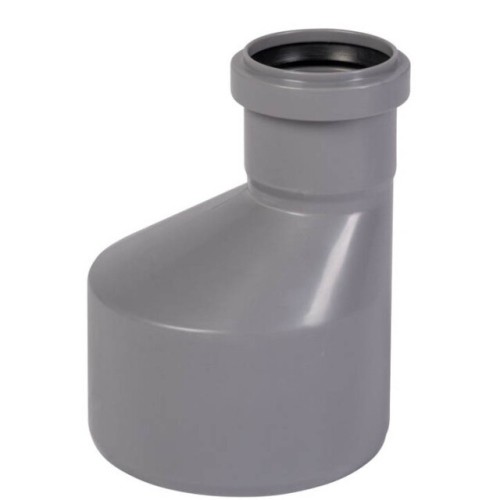 Переход НПВХ (ПВХ) с раструбом Дн 110-50 серый безнапорный в/к ТУ 6-19-307-86 Хемкор в Ростове-на-Дону