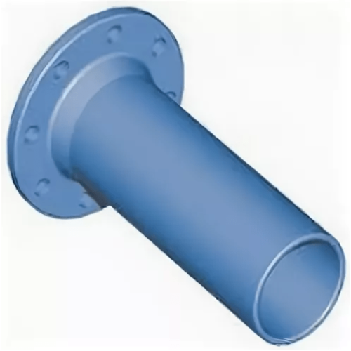 Патрубок фланец-гладкий конец ПФГ Ду-150 (L=1200) ВЧШГ с ЦПП цинк+AL ГОСТ ISO 2531-2012 в Ростове-на-Дону