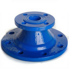 Переход фланцевый ХФ Ду 125х100 (L=150) эпоксид цинк+AL ГОСТ ISO 2531-2012