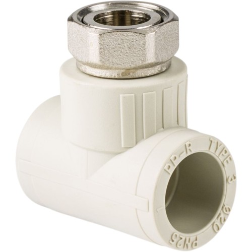 Тройник PP-R с накидной гайкой Дн 20-1/2" Pro Aqua в Ростове-на-Дону