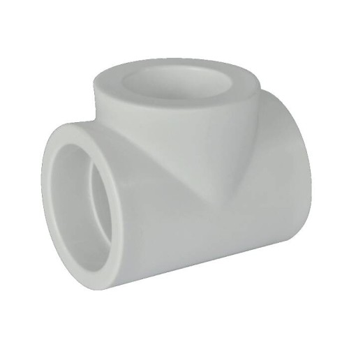 Тройник PP-R редукционный Дн 75-63-75 белый Pro Aqua в Ростове-на-Дону