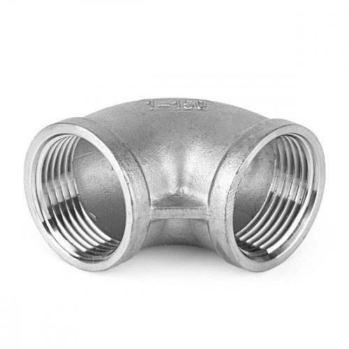 Отвод нержавеющий резьбовой ВР (ВН) Ру 16 AISI 304 50 мм 2"