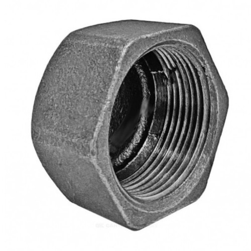 Заглушка чугунная торцевая оцинкованная ВР (ВН) 15 мм 1/2" ГОСТ 8963-75