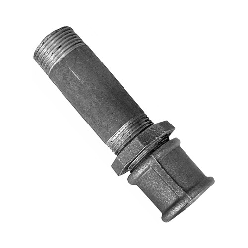 Сгон в сборе с чугунной муфтой и контргайкой Ду 40 (1 1/2") в Ростове-на-Дону