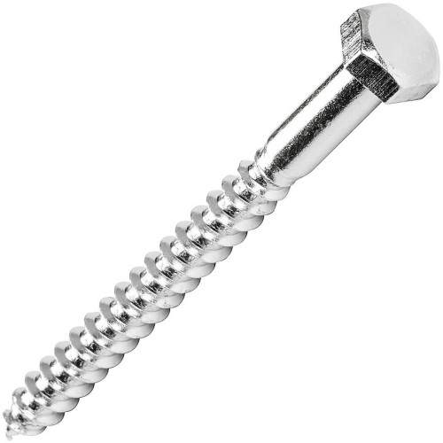 Саморез стальной оцинкованный с шестигранной головкой М8х100 DIN 571 (упак 100 шт) в Ростове-на-Дону