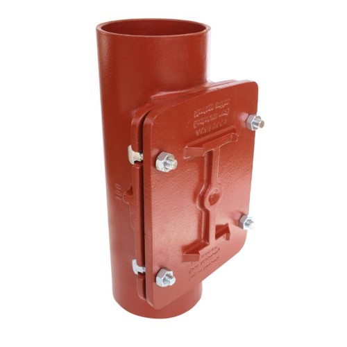 Ревизия чугунная SML Ду-100 с прямоугольной крышкой безраструбная Китай в Ростове-на-Дону