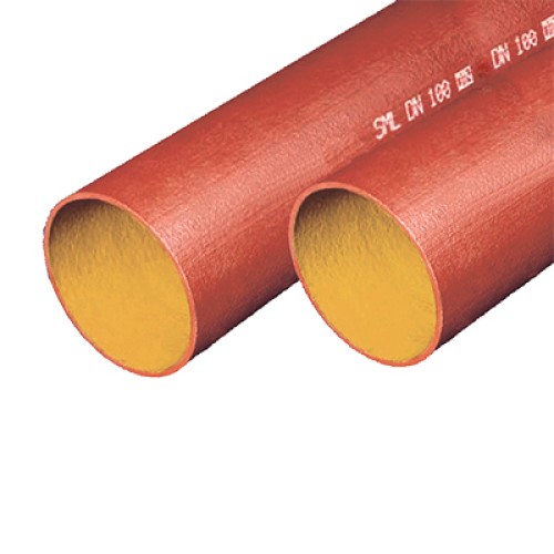 Чугунная канализационная труба Ду 200 SML безраструбная длина 3м Китай