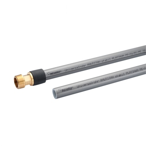 Труба сшитый полиэтилен PE-Xa/AI/PE-RT Дн 25х3,7 Ру-10 (Т<95°С) бухта 50м RAUTITAN PLATINUM stabil Rehau в Ростове-на-Дону