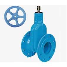 Задвижка клиновая чугунная фланцевая с обрезиненным клином Ру 10 A 4000A Hawle 250х250 мм