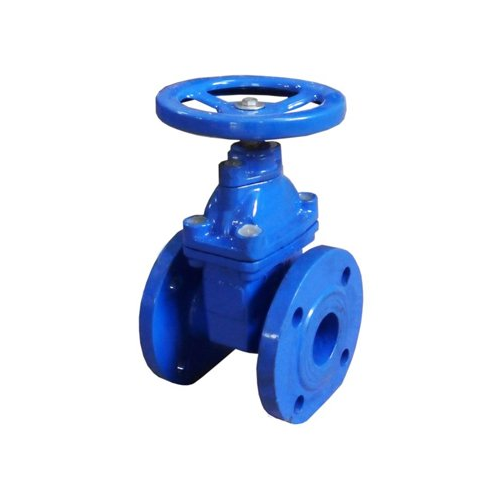 Задвижка клиновая чугунная фланцевая с обрезиненным клином и невыдвижным шпинделем Ру 16 VOC4241C Tecofi 125х200 мм