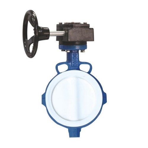 Затвор с чугунным диском и редуктором межфланцевый 2,5 МПа EPDM VP4458 Tecofi 150 мм в Ростове-на-Дону