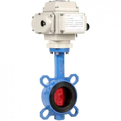 Затвор с нержавеющий диском и электроприводом межфланцевый 1,6 МПа EPDM Benarmo 80 мм в Ростове-на-Дону