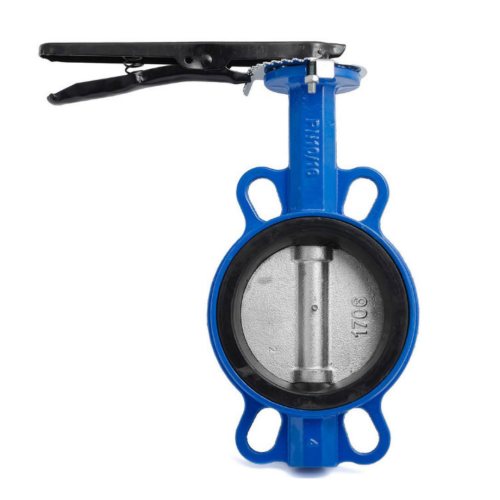 Затвор ручной со стальный диском и рукояткой межфланцевый 1,6 МПа EPDM VP5445S GGG50 Tecofi 100 мм в Ростове-на-Дону