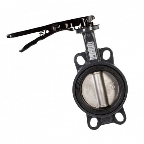 Затвор ручной с чугунным диском и рукояткой межфланцевый 1,6 МПа EPDM EURO Benarmo 125 мм в Ростове-на-Дону